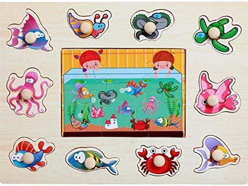 Yosemite Wooden Peg Puzzles Learning Educational Game Toy for Kids
