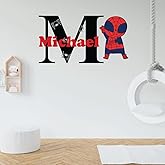 Spider Name Wall Decal – Personalized Vinyl Sticker for Nursery, Kids Room, Car & Laptop | Multiple Font Styles