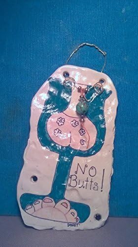 Pottery Monster Charm. A unique, one of a kind, hand sculptured gift. I'm a small piece of flat handmade pottery, created with love.