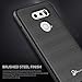 LG V30 Case, LG V30 Plus/LG V30S ThinQ/LG V35 / LG V35 ThinQ w/[Full Cover Screen Protector Clear HD], NageBee [Carbon Fiber] Brushed [Heavy Duty] Shock Proof Dual Layer Hybrid Case (Black)