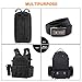 G4Free 2 Pack Tactical Molle Pouches Compact Utility EDC Waist Bag Pack Small Gear Gadget for Chest Vest Tactical Backpack(Black)