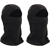 Rmaifc 2 Pcs Face Mask Balaclava Winter Ski Mask for Motorcycle Helmet Men's Neck Warm Padded Windproof Sun Protection