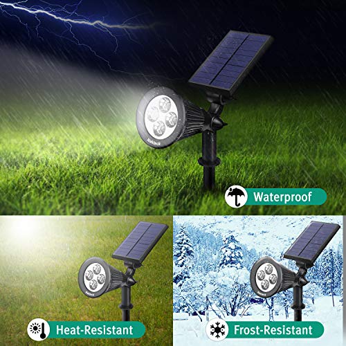 image for Nekteck 4 Pack Solar Light Outdoor, 2-in-1 Outdoor Solar Spotlights Po