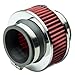 2.75" Inlet Universal Clamp-On Air Intake Bypass Valve Filter (Red)