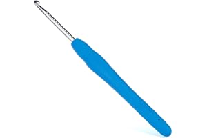 SHWAKK Crochet Hook, 4.0 mm Ergonomic Crochet Hook, Crochet Needles, Ergonomic Handle Crochet Hook, Knitting Needles with Soft Handle Beginners and Experienced Crochet Hobbyists (4.0 mm)