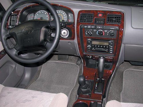 Toyota 4RUNNER 4 RUNNER 4WD SR5 INTERIOR BURL WOOD DASH TRIM KIT SET 1999 2000 2001 2002 - Buy ...