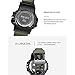 Richermall Men's Sports Analog Quartz Watch Dual Display Waterproof Digital Watches with LED Backlight relogio masculino (Army green-Camo)