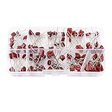 WINGONEER 10nF to 470nF Metallized Polyester Film Capacitors Assortment Kit, 10nF 22nF 33nF 39nF 47nF 100nF 150nF 220nF 330nF 470nF - 100pcs