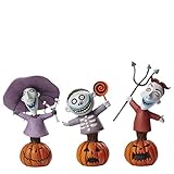 Grand Jester Studios Disney Lock Shock and Barrel Bust Figurines Set of 3