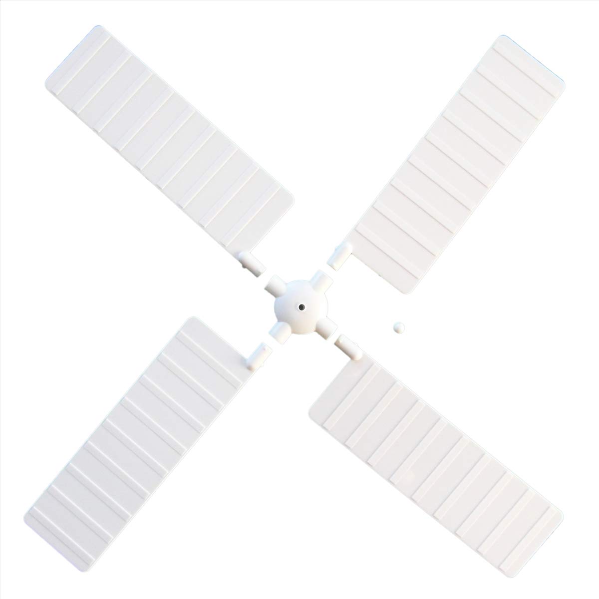 Windmill Sails - Replacements for Garden Windmill - Ref: 17" DIAMETER / GIANT / WHITE CTR BOSS. [Replace your sails with same colour centre boss ONLY - see our other listing for RED CTR BOSS]