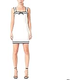 endless rose Womens Bow-Trim Mini Bodycon Dress