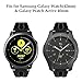 Leather Bands Compatible Samsung Galaxy Watch 42mm and Galaxy Active 40mm Band, Women 20mm Replacement Leather Strap for Samsung Galaxy Watch 42mm/Galaxy Watch Active 40mm