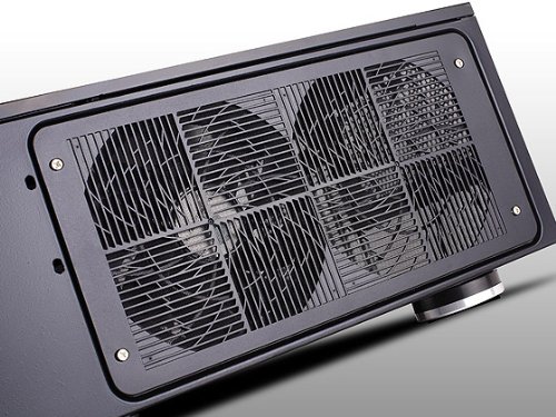 Silverstone Tek GD08B Aluminum Extended ATX / SSI-EEB compatible / SSI-CEB HTPC Computer Case Cases - Black