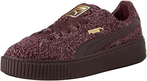 tenis puma camurça vinho feminino