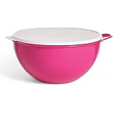 Tupperware Thatsa Bowl Mixing Bowl 32 Cups 7.8L Hot Pink with White Seal