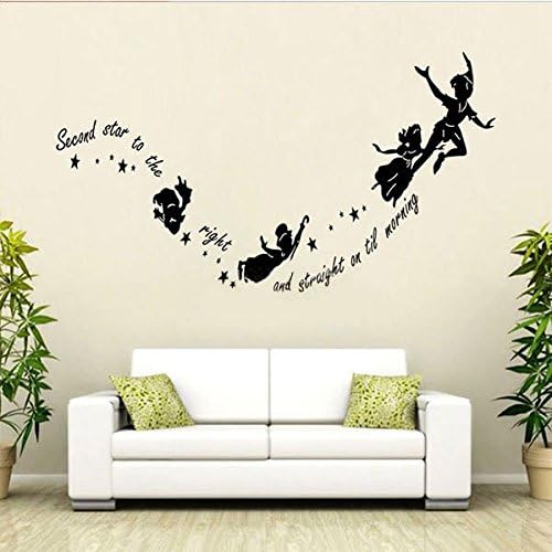 QuickStick Peter Pan Wall Stickers Decal Kids Room Nursery Mural