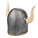 Juvale Kids Novelty Plastic Viking Horned Hat Helmet - Fun Party Outfit Costume Vikings Hat with Faux Gold Trim - Fits Most Children - 7.25 x 5.8 x 6.75 inches