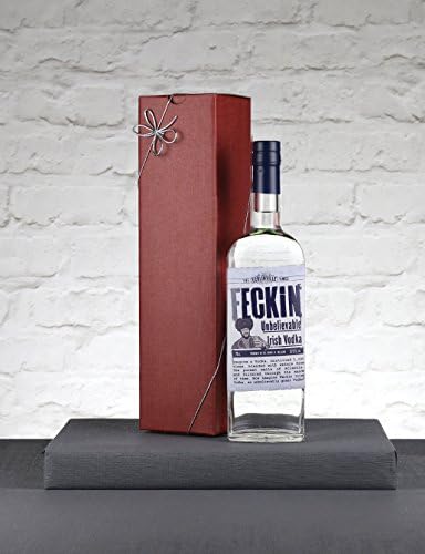 Feckin Irish Vodka in Red Gift Box