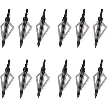 Lot De 5 Pointes De Flèches Médiévales En Acier Damas – Forgées à La Main – Pour Arc Ou Arbalète