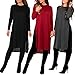 Women's Knee Length Hacci Tunic by Rags and Couture