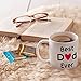 MAUAG Best Dad Coffee Mug, Best Dad Ever Unique Birthday Gifts Idea for Dad Father Papa Daddy Cup White, 11 Oz