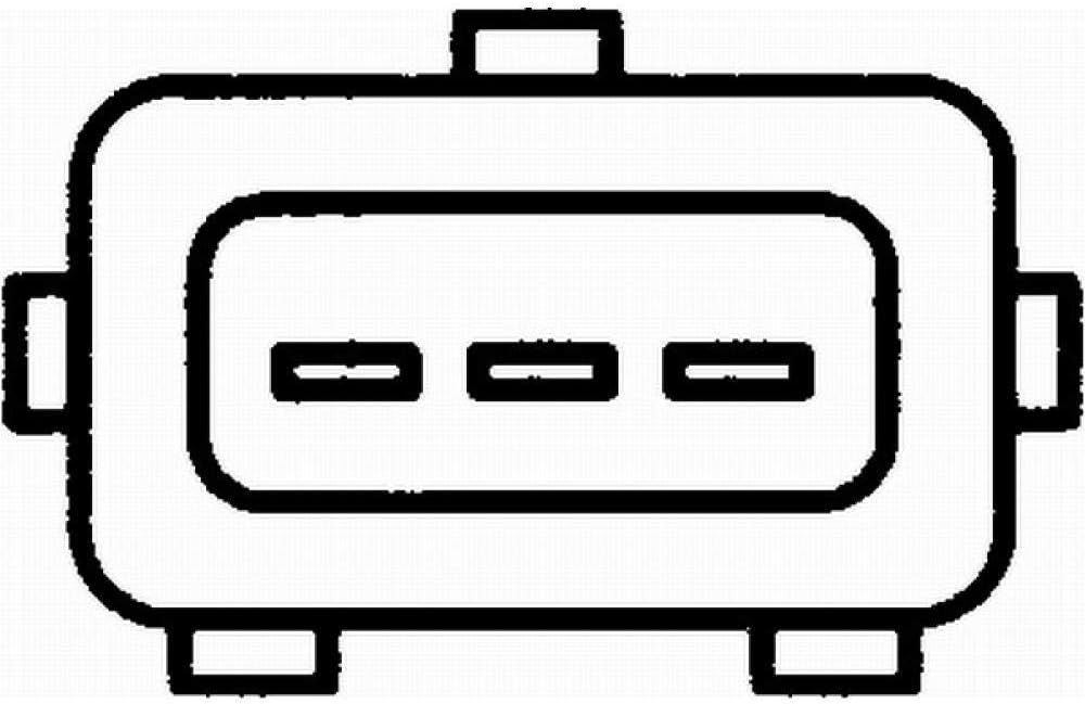 HELLA 6PU 012 681-001 Sensor, camshaft position - 12V - 3-pin connector - Image 3