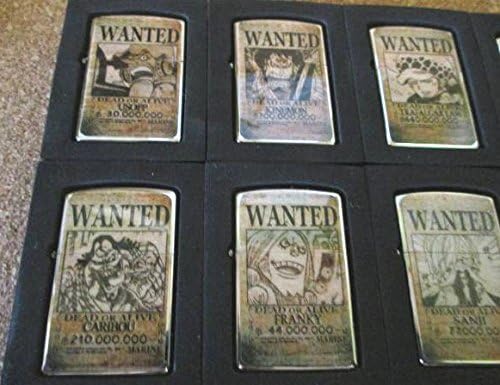 Amazon Co Jp オイルライター One Piece Wanted ワンピース 10個セット オイルライター ジッポ風 ホビー