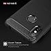 Xiaomi Redmi Note 6 Pro Case/Redmi Note 6 case,with Xiaomi Redmi Note 6 Pro/Redmi Note 6 Screen Protector. MYLB (2 in 1)[Scratch Resistant Anti-Fall] Fashion Soft TPU Shockproof Case (Black)