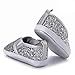Voberry Baby Boy Girls Sequin Crib Shoes Toddler Soft Sole Anti-slip Outdoor Sneakers (0~6 Month, Silver)