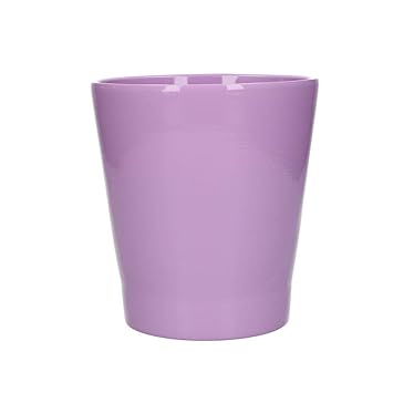 Übertopf 12 cm Ø - Orchideentopf - Orchideenübertopf - Keramik - Flieder T4