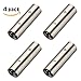 Keilton XLR 3 Pole Male to Male Cable Adapter Gender Changer Coupler-4 Pack