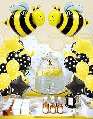 Bumblebee Party Decoration Bumble Bee Balloons For Honey Bee