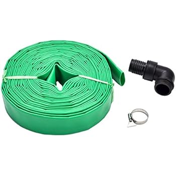 fluent discharge including power sump lay hose pvc adapter stainless pump flat kit clamp