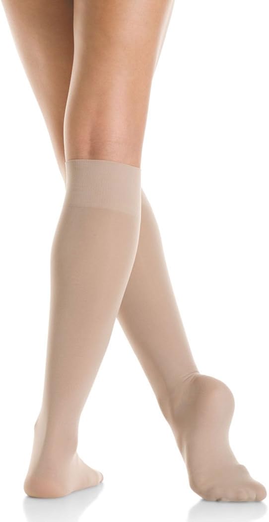 Mondor Light Opaque Knee High Skating Socks: Sports & Outdoors