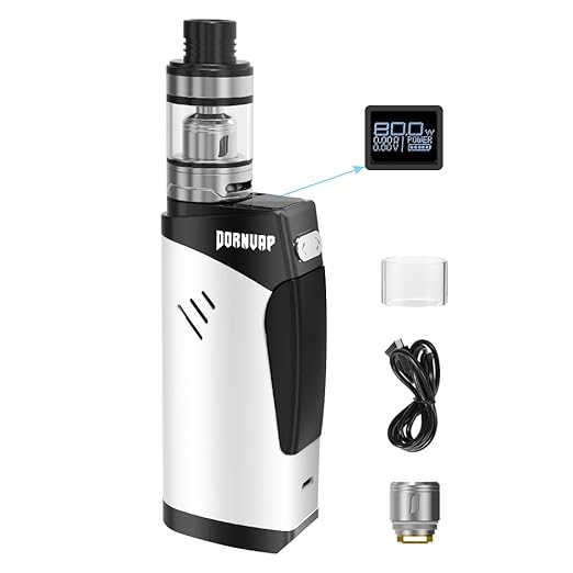 title=Sigaretta Elettronica,E Shisha Cigarette Vape Mod Box Kit Ecig 2000 mAh 80W, Top