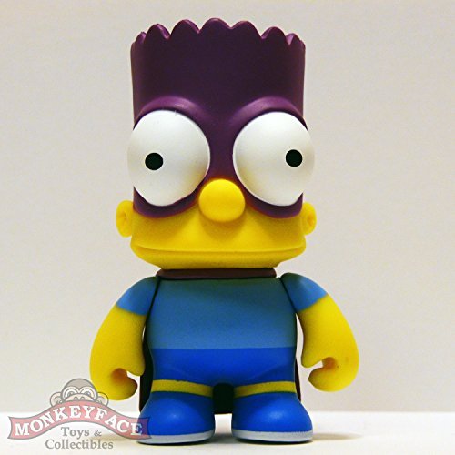 Kidrobot x The Simpsons 25th Anniversary Vinyl Mini Figure BART MAN (2/20 Rarity) ~ Opened to Identify