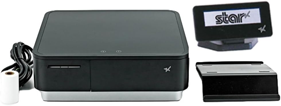 Amazon スター精密 キャッシュドロア一体型感熱式プリンター Mpopシリーズ 旧 Pop10 Of Blk Jp 新 Pop10 Blk Jp セット カスタマーディスプレイ付き Usb Bluetooth Dk接続 Mfi認定 ピアノブラック レジスターサプライ 文房具 オフィス用品