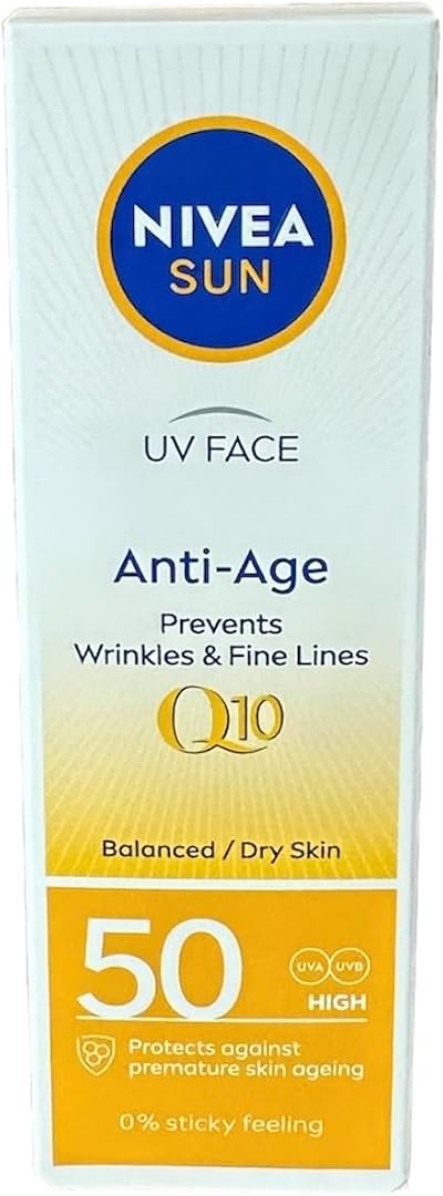 Nivea Sun UV Face Q10 Anti-Age Anti-Pigments SPF50 Sunscreen 50ml