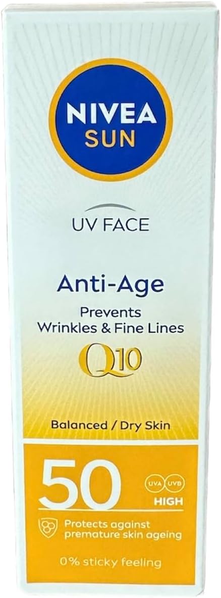 Nivea Sun UV Face Q10 Anti-Age Anti-Pigments SPF50 Sunscreen 50ml