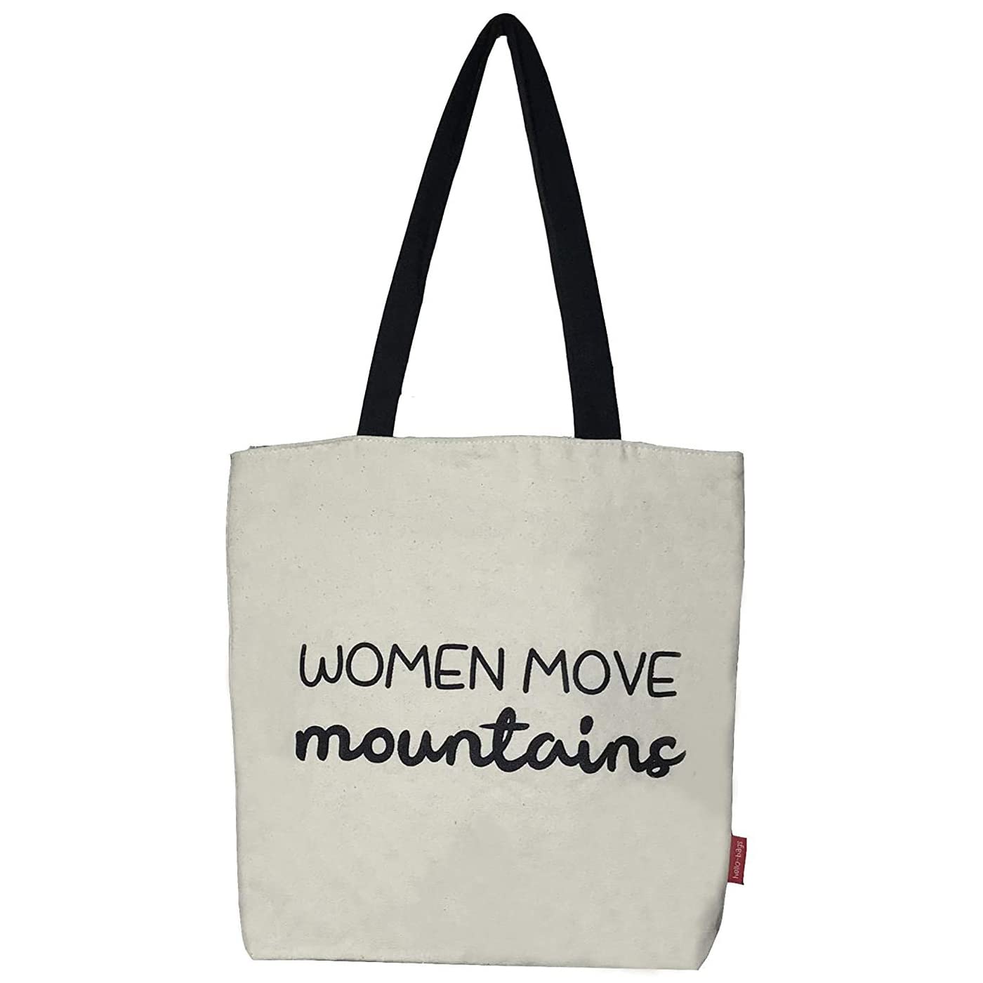 Econanos Hellobags2019 Canvas & Beach Tote Bag, 38 cm, White (Blanco)