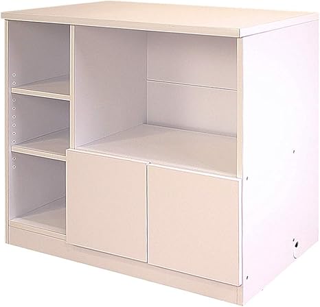 Amazon Co Jp 対面式キッチンカウンター ９０cm幅 家電収納タイプ Kc 90k ホーム キッチン