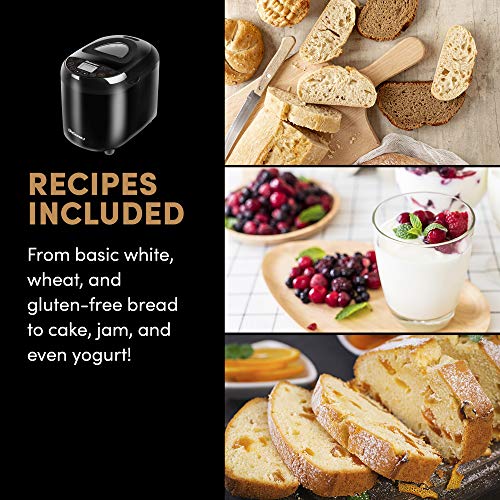 Elite Gourmet EBM8103B MaxiMatic Automatic Digital Programmable Bread