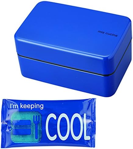Amazon お弁当箱 ミア クッチーナ クールメンズランチ 保冷剤付き グリーン 上段 360ml 下段 540ml T 弁当箱 オンライン通販