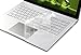 Clear Transparent Keyboard Cover Skin Protector Compatible for Microsoft Surface Book & Surface Book 2 and 2017 Released Microsoft Surface Laptop (NOT Compatible for Surface Pro 3/Pro 4/Pro 5)