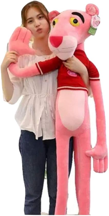 pantera rosa gigante de peluche