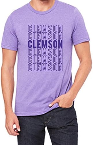 NCAA Clemson Tigers Hometown Tee, Medium, Purple