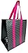 Buti-Earth-Bag Extra Large Reusable Shopping Bags with Handles | Stay Open, Collapsible Fold Flat, Reinforced Bottom Insert, Wipe Clean (2, black/white dot)
