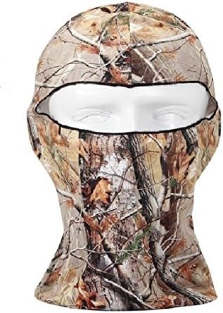 Woodland Tree Camo Nylon Balaclava Ninja Swat Face Mask Liner Real Hunter Biker
