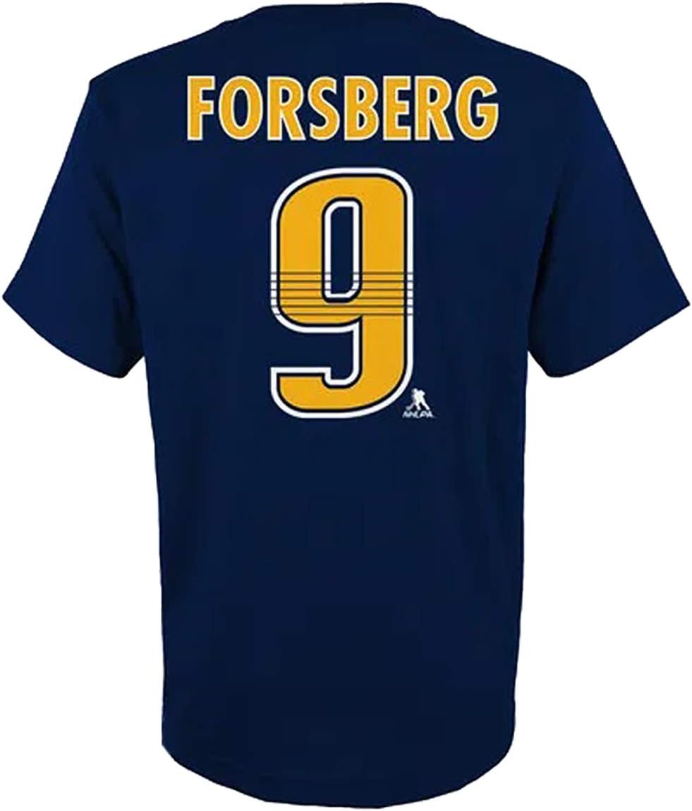 Outerstuff NHL Youth Team Color Player Name and Number Jersey T-Shirt : Clothing