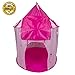 Kids Play Tent for Girls Princess Castle Playhouse with glow in the dark stars and Carry Case - Tents & Playhouses for Baby Toddler House Pink Foldable Premium Quality | Indoor and Outdoor use